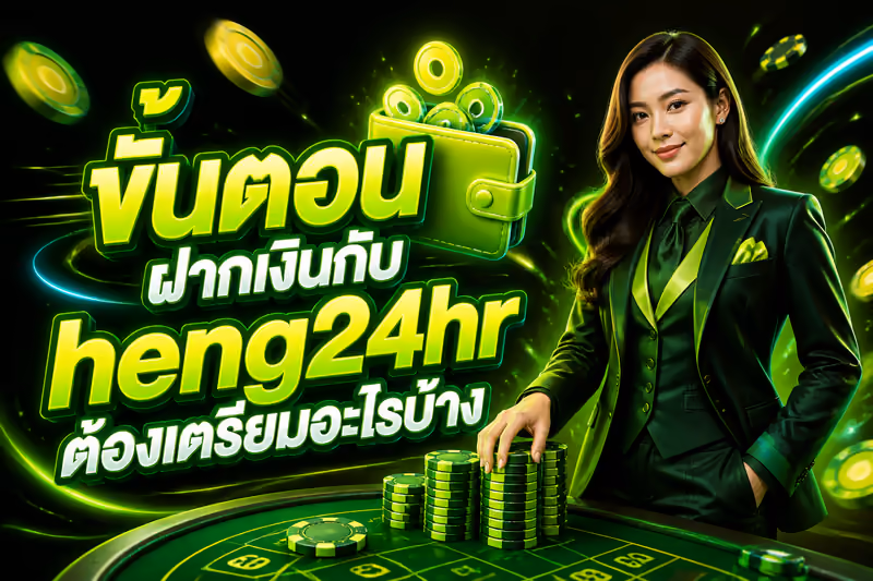 ขั้นตอนฝากเงินกับ heng24hr ต้องเตรียมอะไรบ้าง