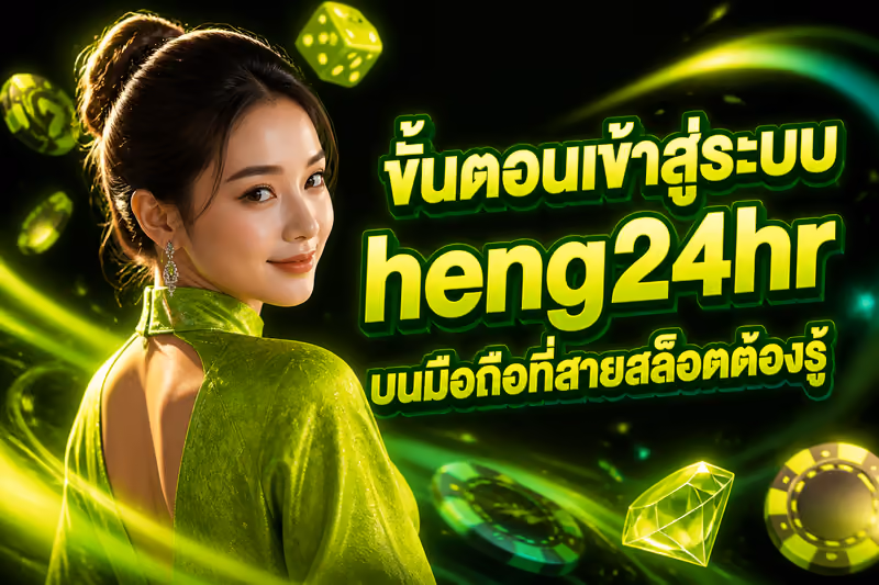 ขั้นตอนเข้าสู่ระบบ heng24hr บนมือถือที่สายสล็อตต้องรู้